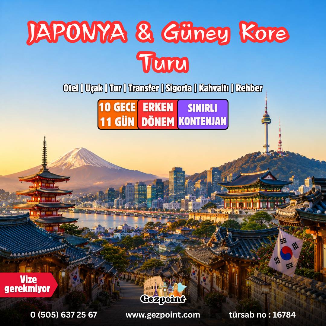 Güney Kore & Japonya Turu